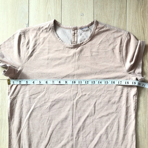 Kit and Ace Slit Back T Shirt in Cream Beige Size S - Picture 3 of 9